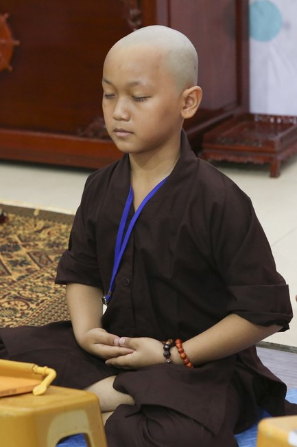 The 2nd Day of Summer Retreat for Children in Dong Cao pagoda